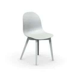 1665 Academy Connubia© Chaise scandinave en polypropylène et bois