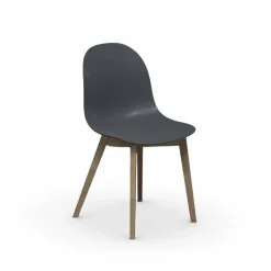 1665 Academy Connubia© Chaise scandinave en polypropylène et bois