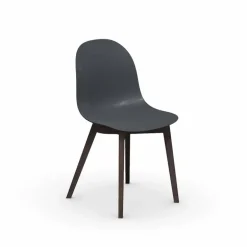 1665 Academy Connubia© Chaise scandinave en polypropylène et bois
