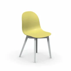 1665 Academy Connubia© Chaise scandinave en polypropylène et bois