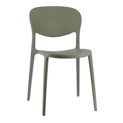 Abby Connubia® Chaise italienne empilable en polypropylène recyclé sans accoudoirs