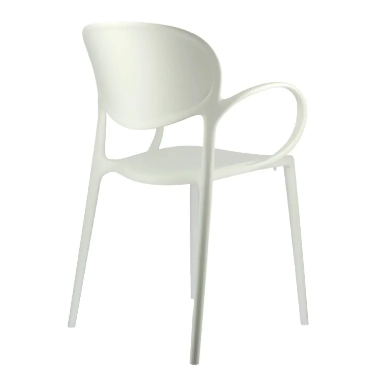 Abby Connubia® Fauteuil de jardin empilable en polypropylène recyclé