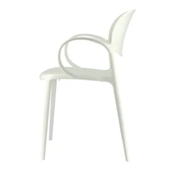 Abby Connubia® Fauteuil de jardin empilable en polypropylène recyclé