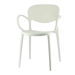 Abby Connubia® Fauteuil de jardin empilable en polypropylène recyclé