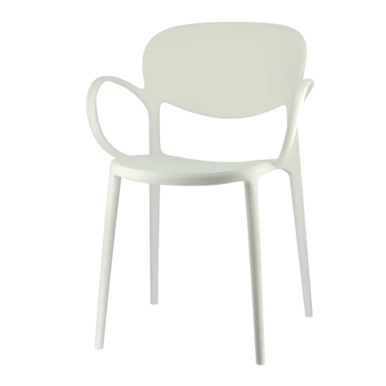 Abby Connubia® Fauteuil de jardin empilable en polypropylène recyclé