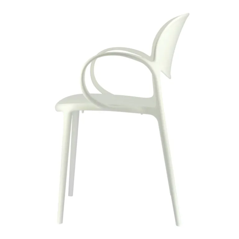 Abby Connubia® Fauteuil italien empilable en polypropylène recyclé