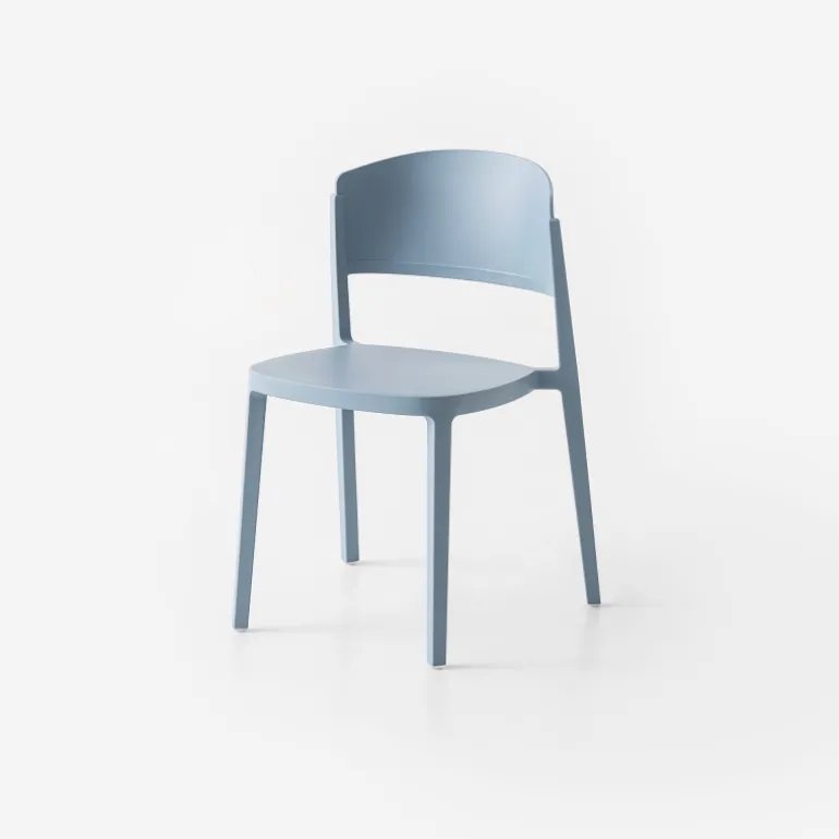 Abuela Chaise de terrasse moderne empilable en technopolymère