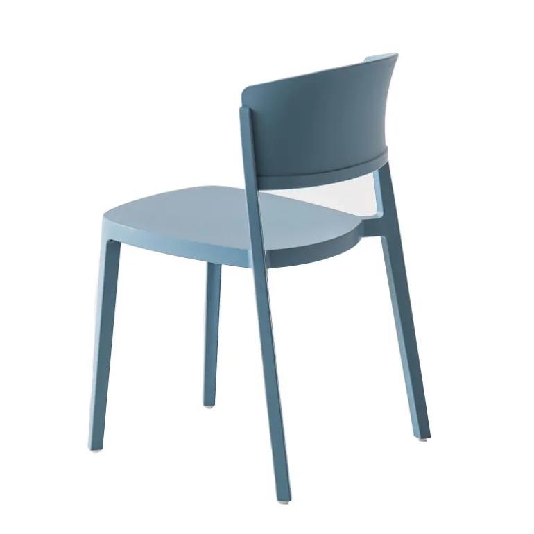 Abuela Chaise de terrasse moderne empilable en technopolymère