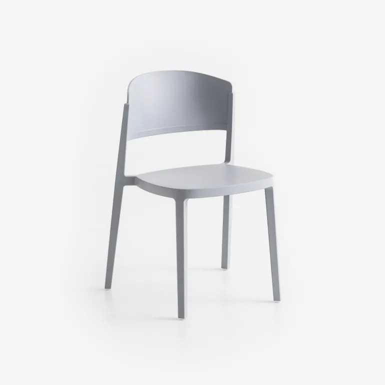 Abuela Chaise de terrasse moderne empilable en technopolymère