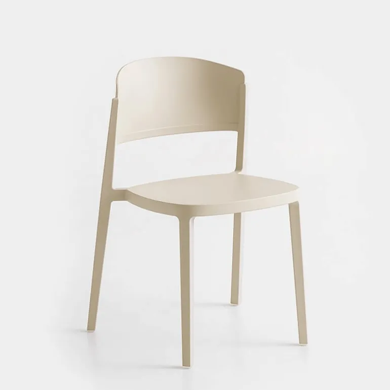 Abuela Chaise de terrasse moderne empilable en technopolymère