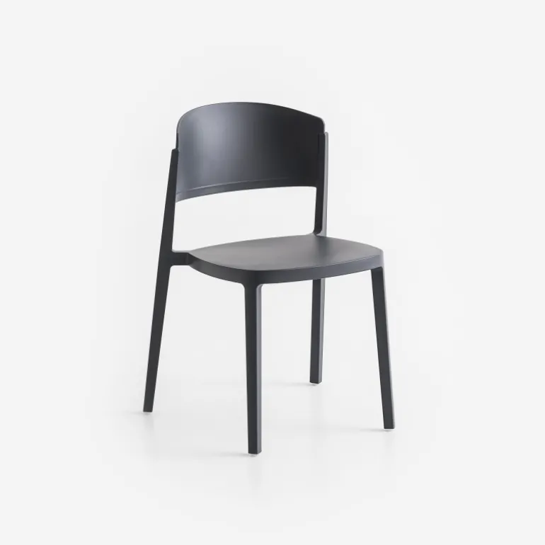 Abuela Chaise de terrasse moderne empilable en technopolymère