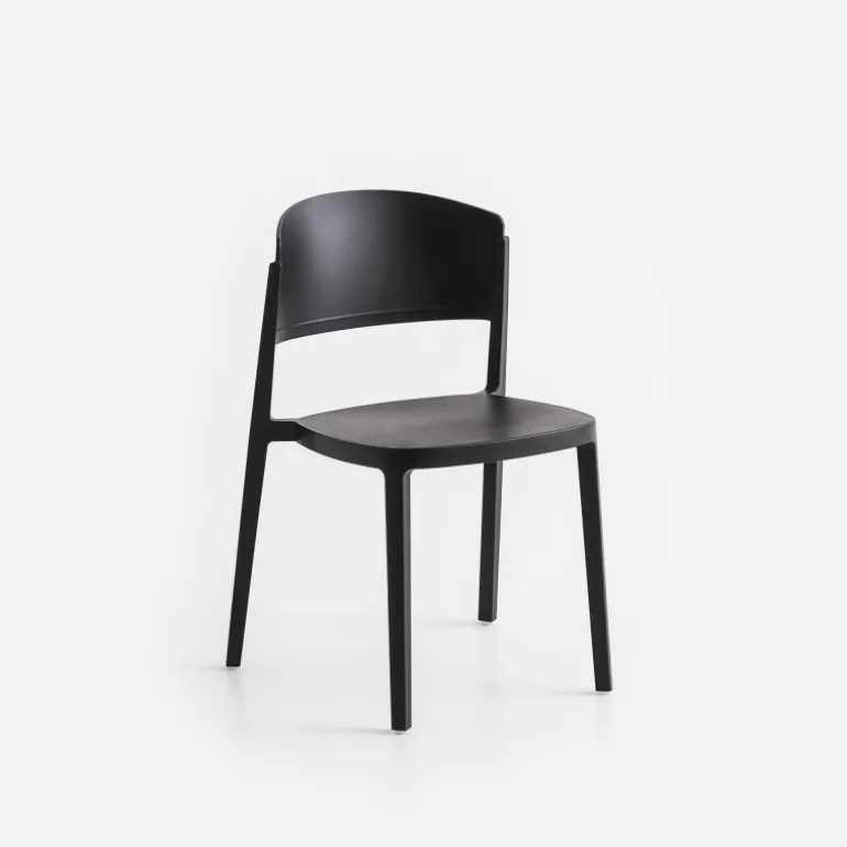 Abuela Chaise moderne empilable en technopolymère