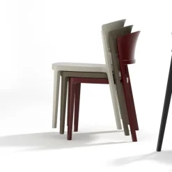 Abuela Chaise moderne empilable en technopolymère