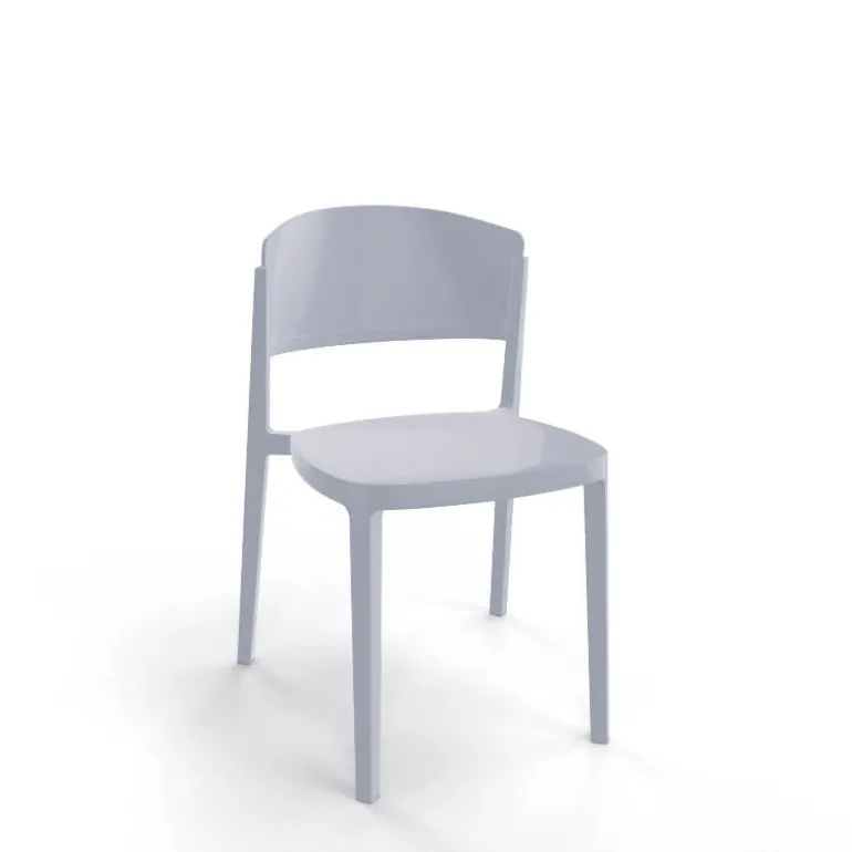 Abuela Chaise moderne empilable en technopolymère