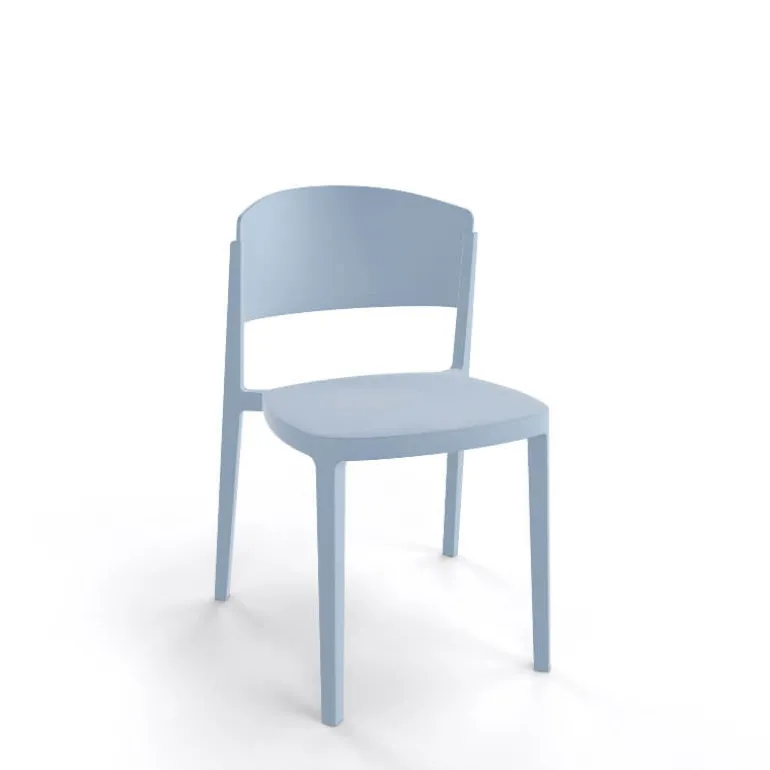Abuela Chaise moderne empilable en technopolymère