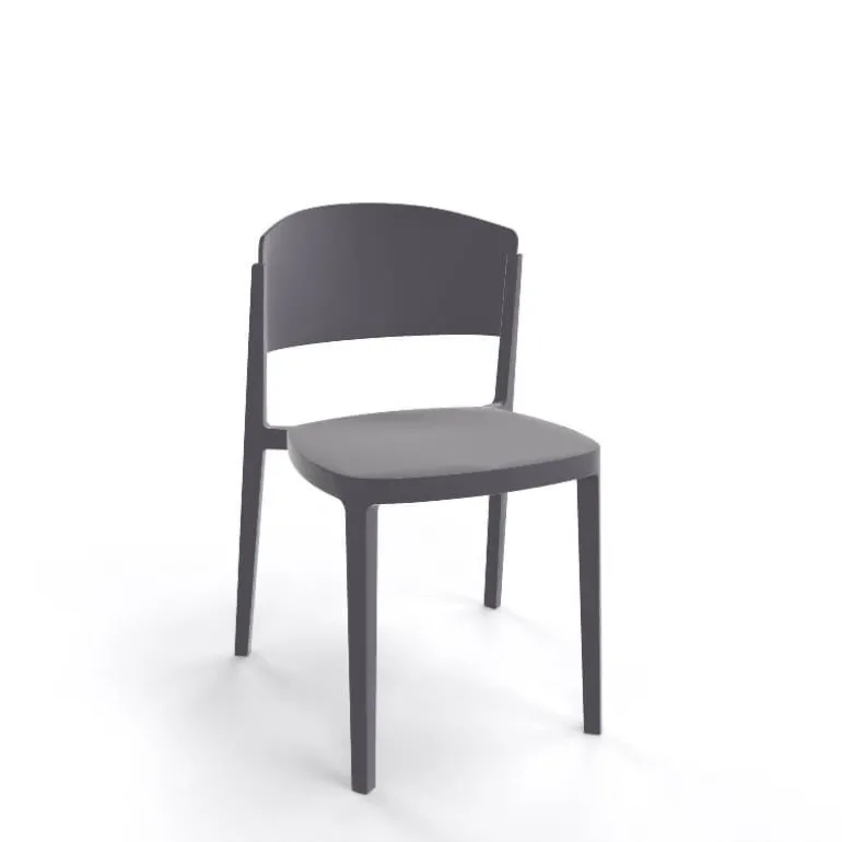 Abuela Chaise moderne empilable en technopolymère