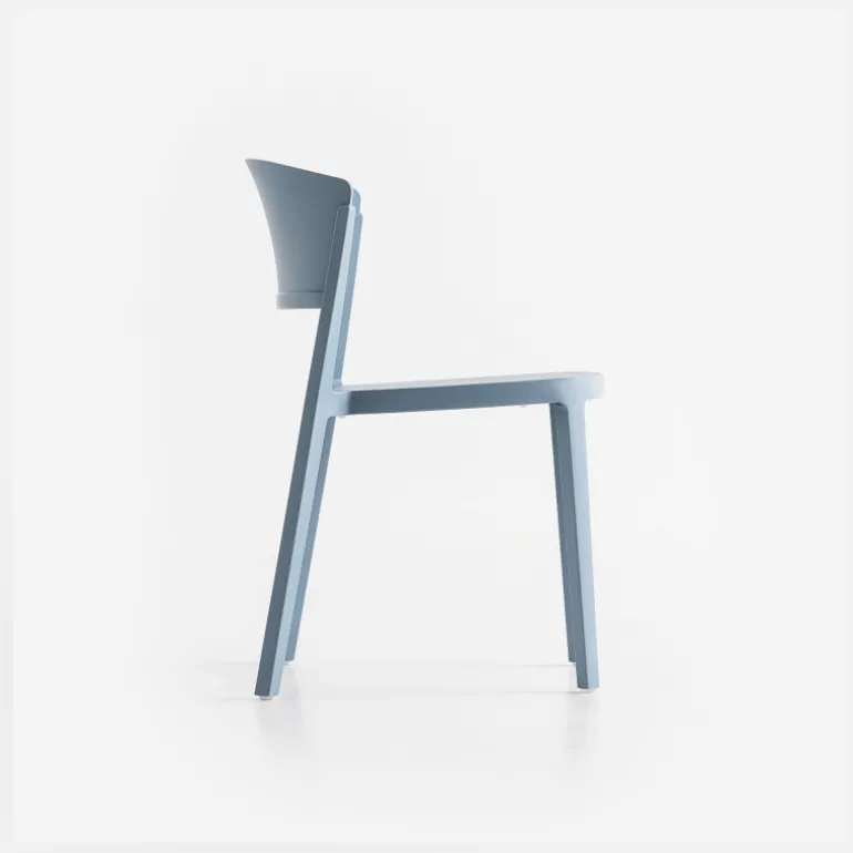 Abuela Chaise moderne empilable en technopolymère