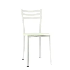 Ace 1320 Chaise de cuisine en métal et assise bois