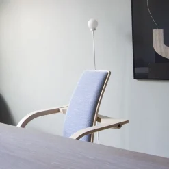 Actulum Varier® Fauteuil de bureau ergonomique à bascule en tissu et bois