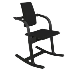 Actulum Varier® Fauteuil de bureau ergonomique à bascule en tissu et bois