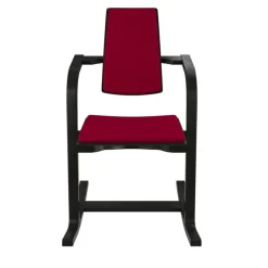 Actulum Varier® Fauteuil de bureau ergonomique à bascule en tissu et bois