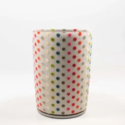 Adèle Chauffeuse pivotante moderne avec tissu à motifs fabriquée en France