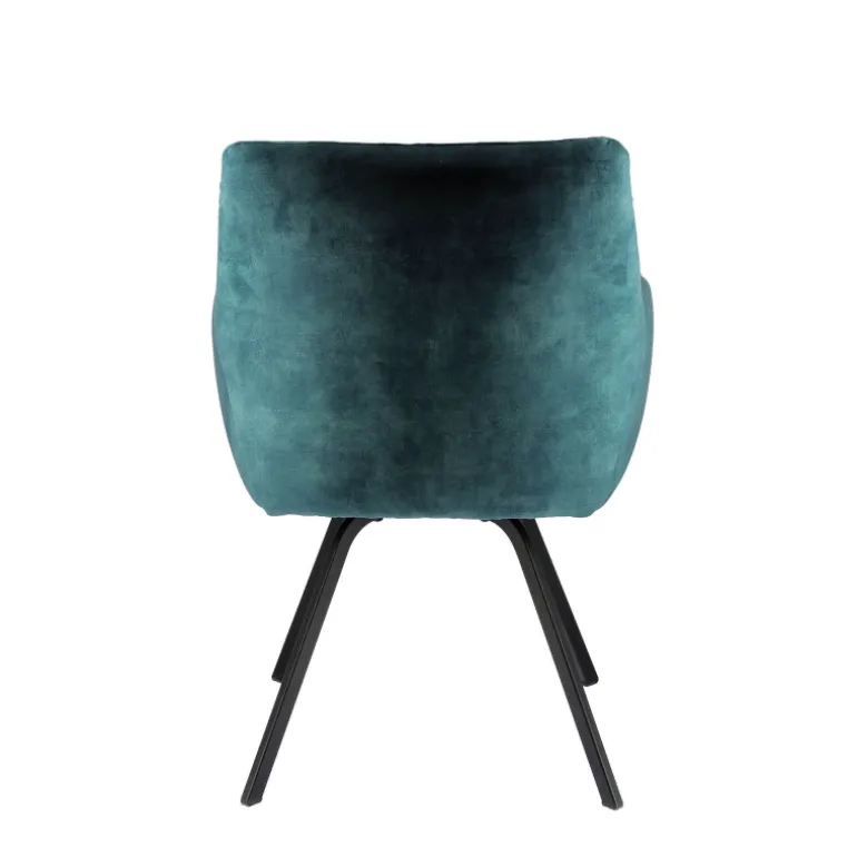 Adrien Fauteuil confortable en tissu avec pieds en métal