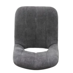 AgatheChaise cosy en tissu avec pieds en métal noir