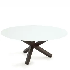 Aikido Sovet® Table en verre design ronde