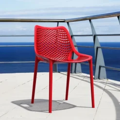 Air Chaise de jardin moderne ajourée en polypropylène