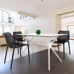 Air Chaise moderne ajourée en polypropylène