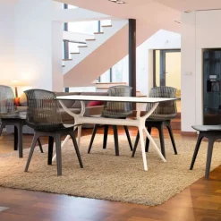 Air Table rectangulaire en stratifié et polypropylène