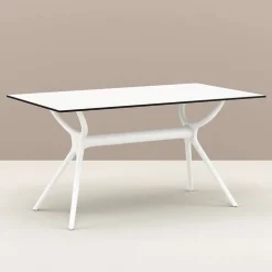 Air Table rectangulaire en stratifié et polypropylène