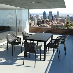 Air XL Fauteuil de jardin moderne ajouré en polypropylène