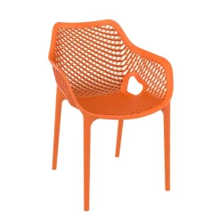Air XL Fauteuil de jardin moderne ajouré en polypropylène
