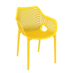 Air XL Fauteuil moderne empilable ajouré en polypropylène
