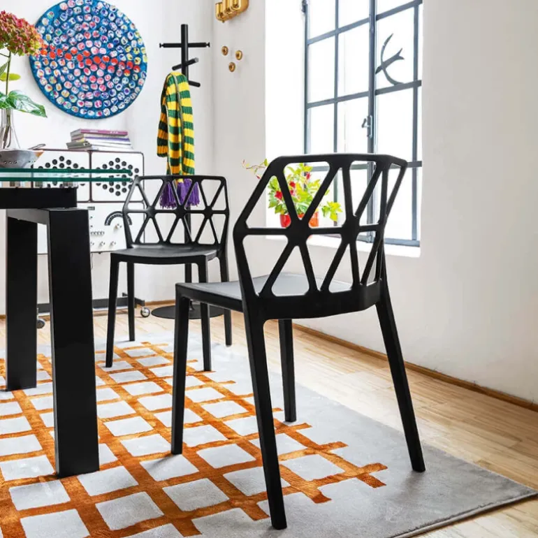 Alchemia Connubia® Chaise design empilable en polypropylène