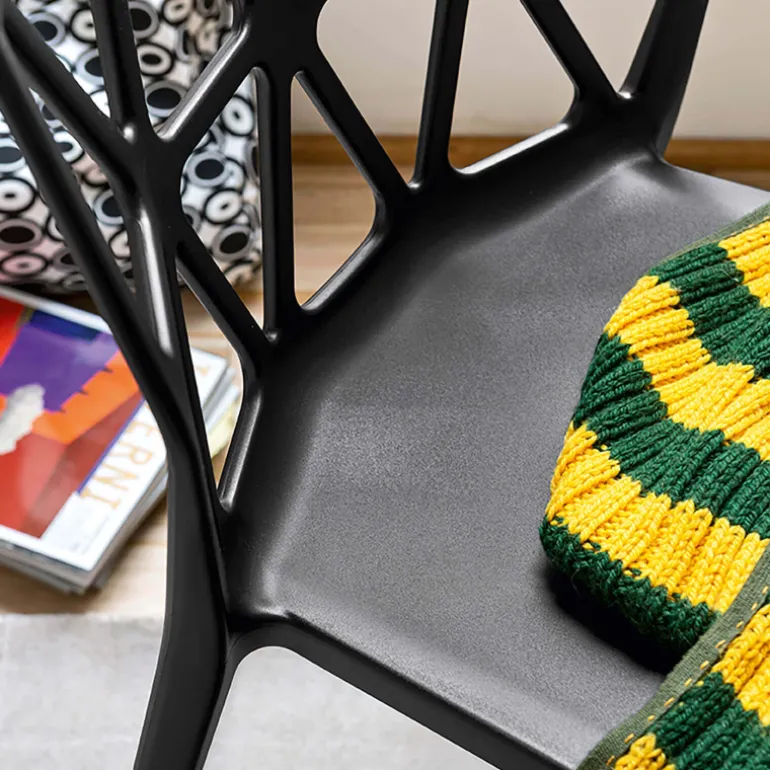 Alchemia Connubia® Chaise design empilable en polypropylène