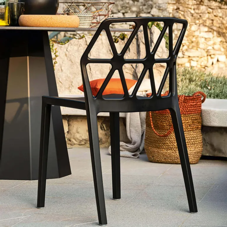 Alchemia Connubia® Chaise de jardin design empilable en polypropylène