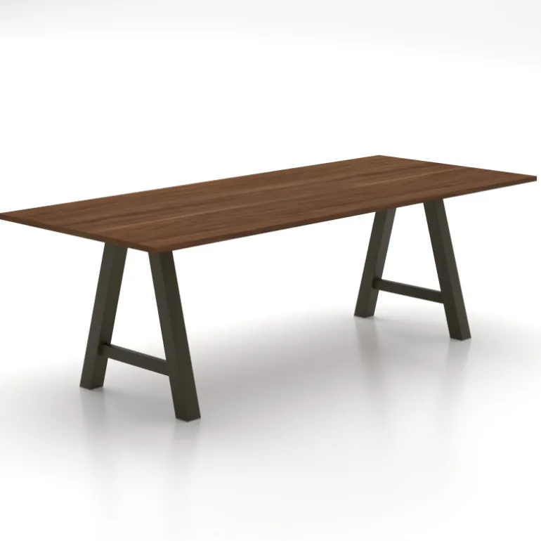 Alegro XL Grande table rectangulaire avec pieds en forme de tréteau