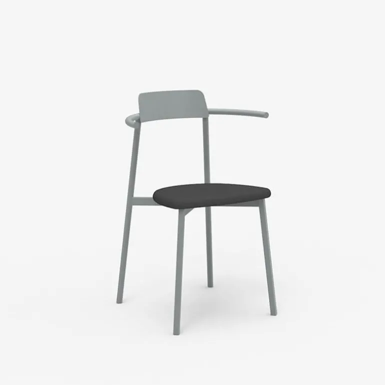 Alice Carrier® Chaise design en acier fabriquée en France