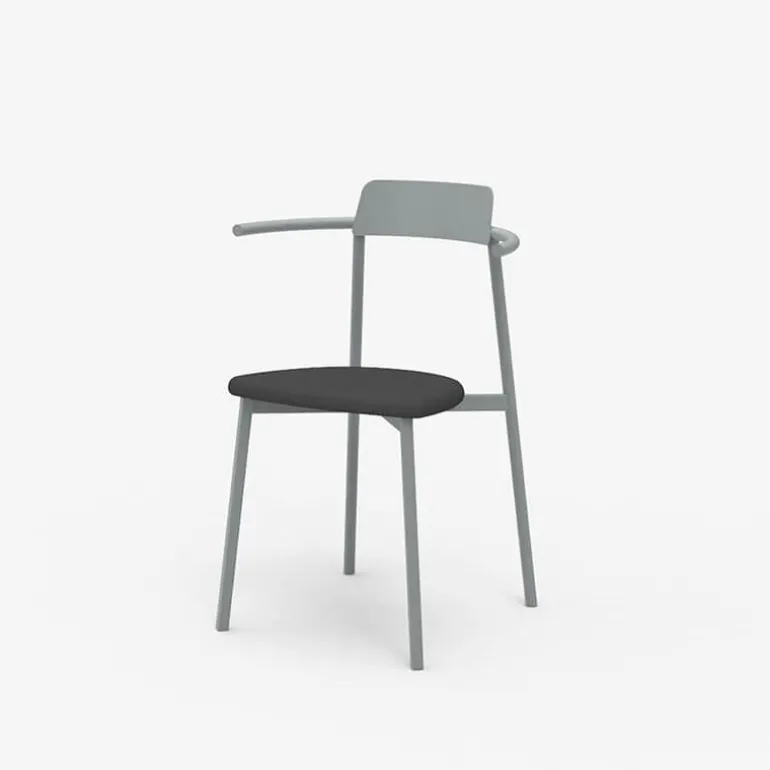 Alice Carrier® Chaise design en acier fabriquée en France