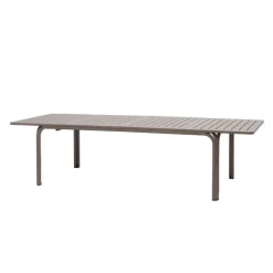 Alloro Table de jardin extensible en polypropylène et aluminium