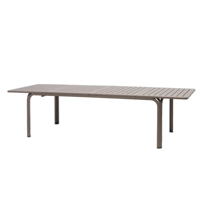 Alloro Table de jardin extensible en polypropylène et aluminium