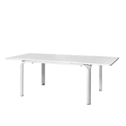 Alloro Table de jardin extensible en polypropylène et aluminium