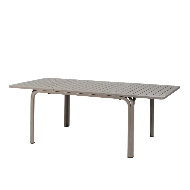 Alloro Table de jardin extensible en polypropylène et aluminium