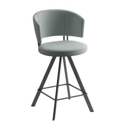 Allure Tabouret snack design pivotant en tissu