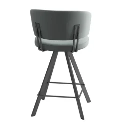 Allure Tabouret snack design pivotant en tissu