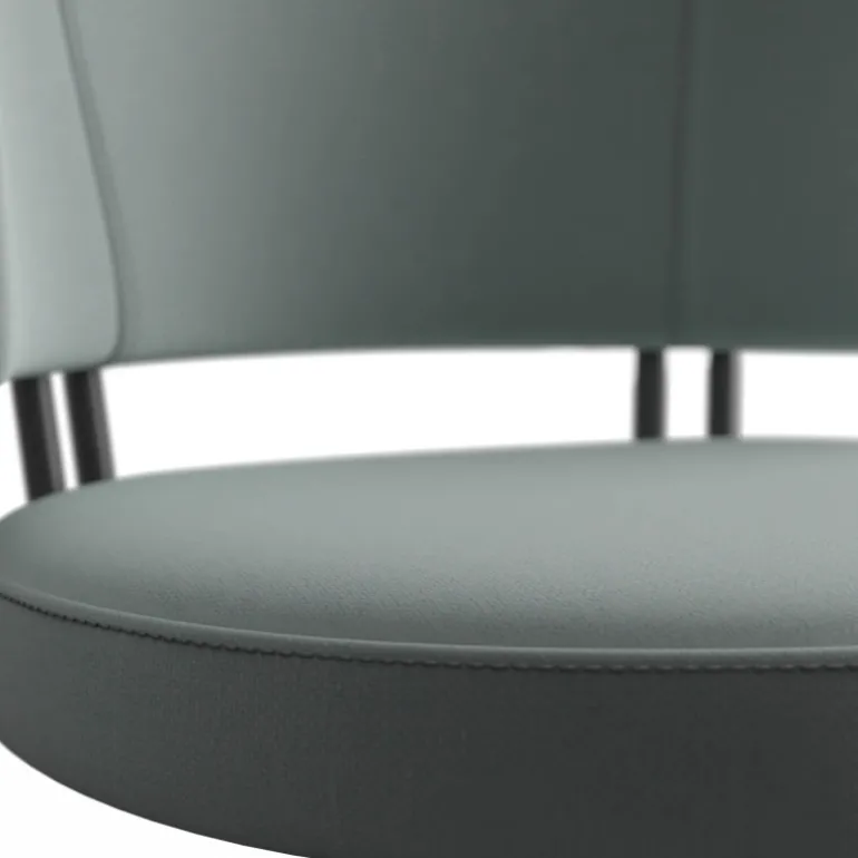 Allure Tabouret snack design pivotant en tissu