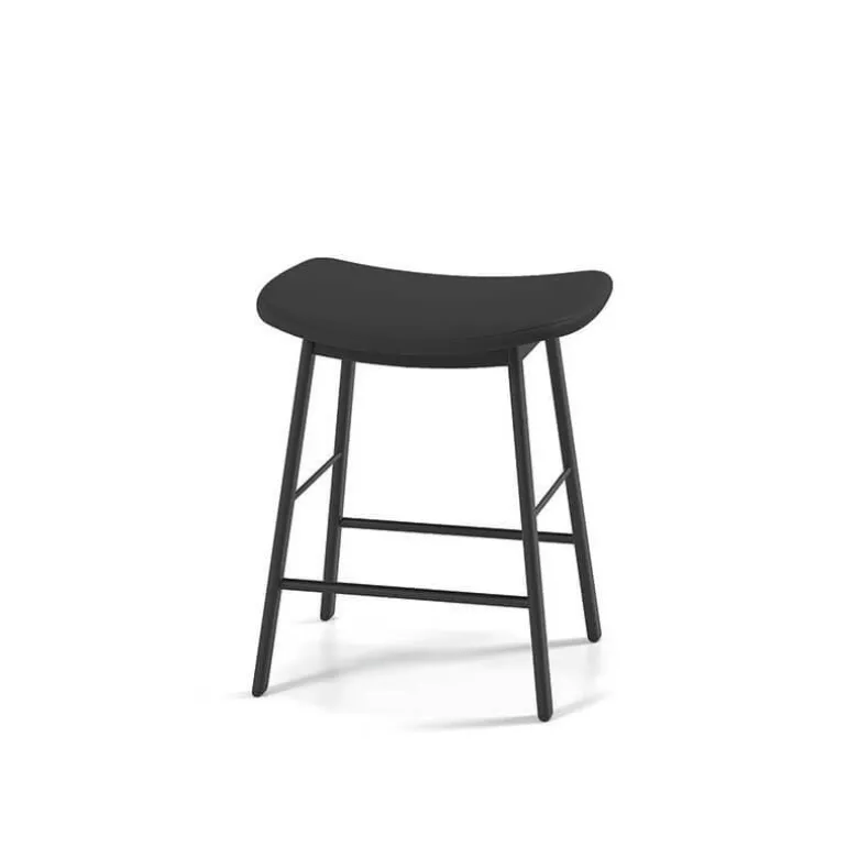 Ami Tabouret bas en simili sans dossier pour petit espace